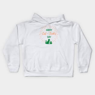 Happy cat-trick's day Kids Hoodie